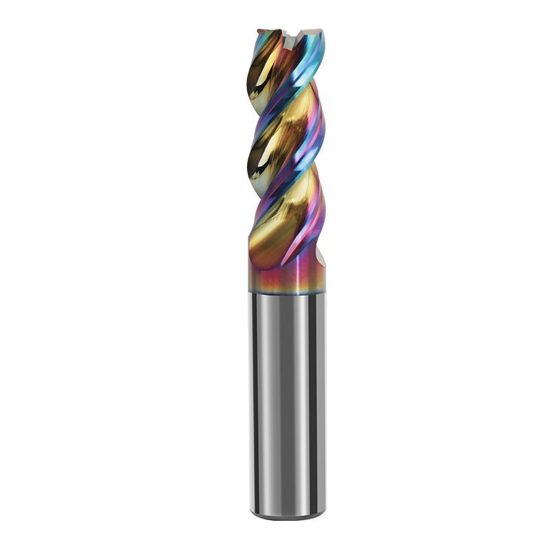 65 degree aluminum milling cutter tungsten steel 3 edge colorful high-gloss special